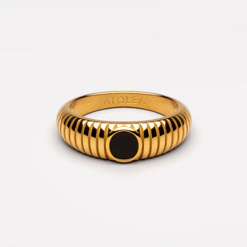“Seseh” Onyx Ring