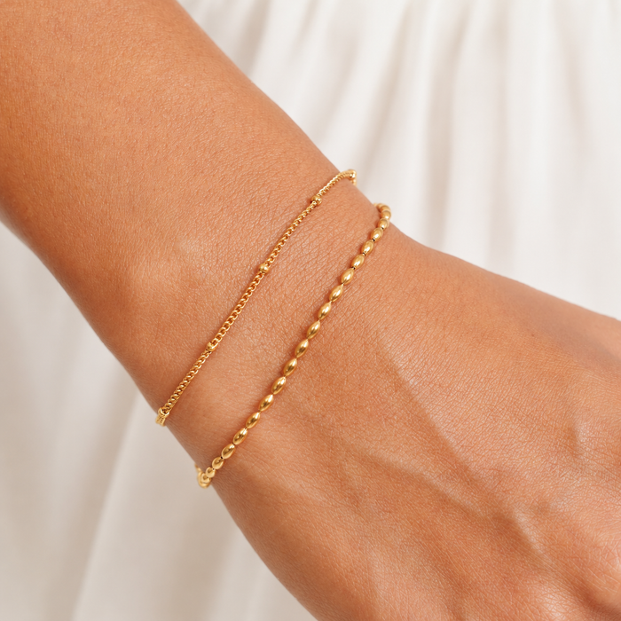 Layered Pebble Bracelet