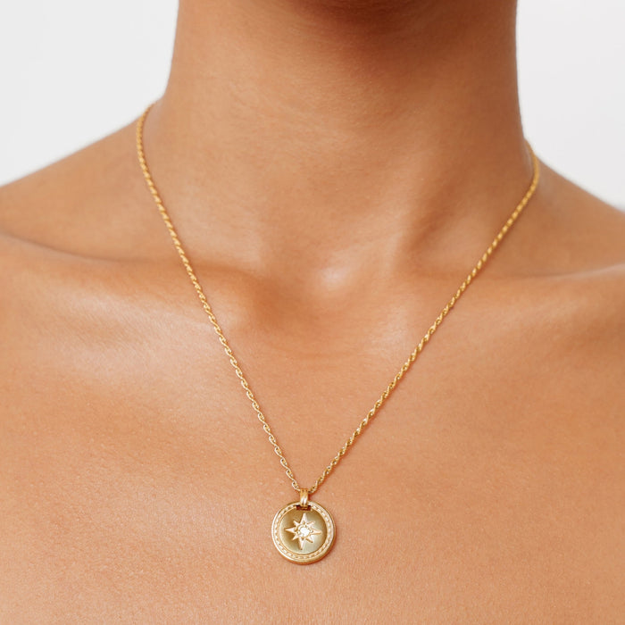 Golden Compass Necklace