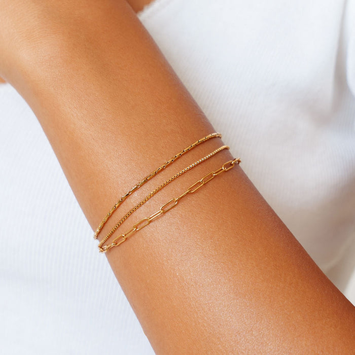 Golden Layered Bracelet