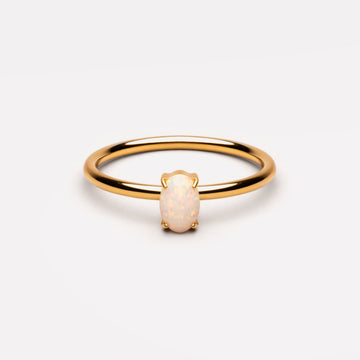 Oval Opal Ring