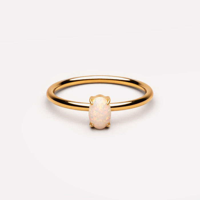 Oval Opal Ring