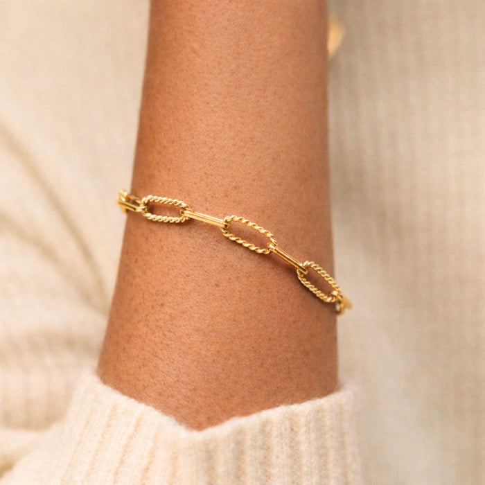 Bold Paperclip Bracelet
